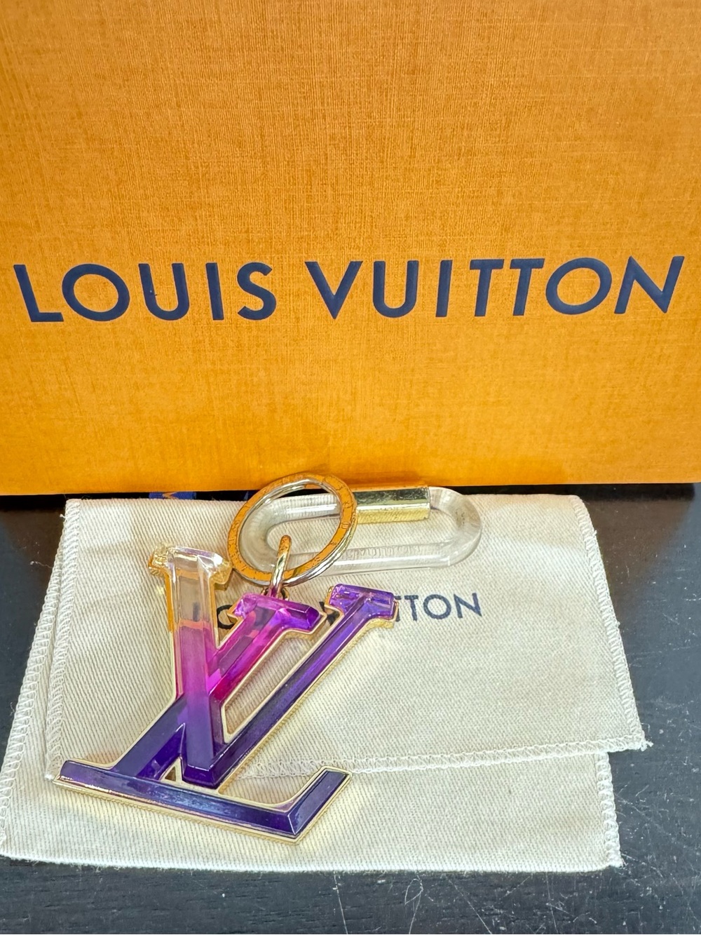 Louis Vuitton Key Ring Holder Louis Vuitton Limited Edition Prism Keyring